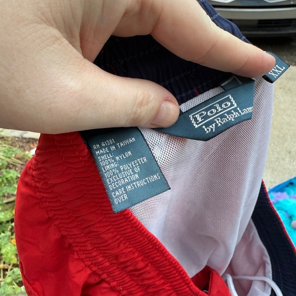 Polo Ralph Lauren Red Swimming Swim Trunks Shorts Size XXL 2XL Men’s - Picture 3 of 6
